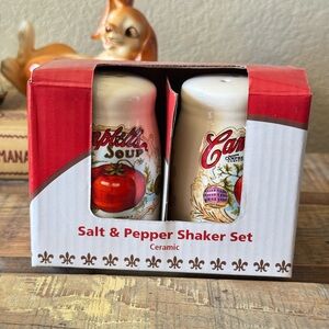 Campbell's Soup Salt & Pepper Shaker Set